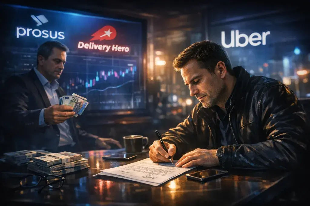Prosus Sells Delivery Hero Shares to Uber for €270 Million